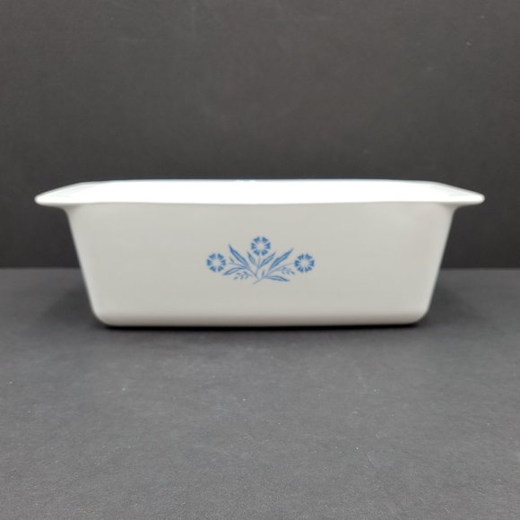 Corningware Cornflower Blue Loaf Pan Rectangular Casserole Baking Dish 2 Quart - Picture 1 of 9